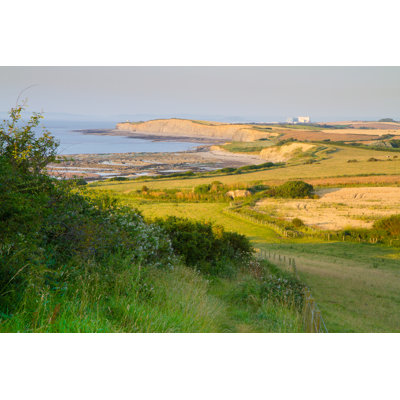 Kilve Beach by Acceleratorhams - Wrapped Canvas Print