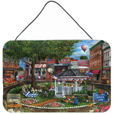 Summer Concert Series 4th of July by Tom Wood Painting Print Plaque