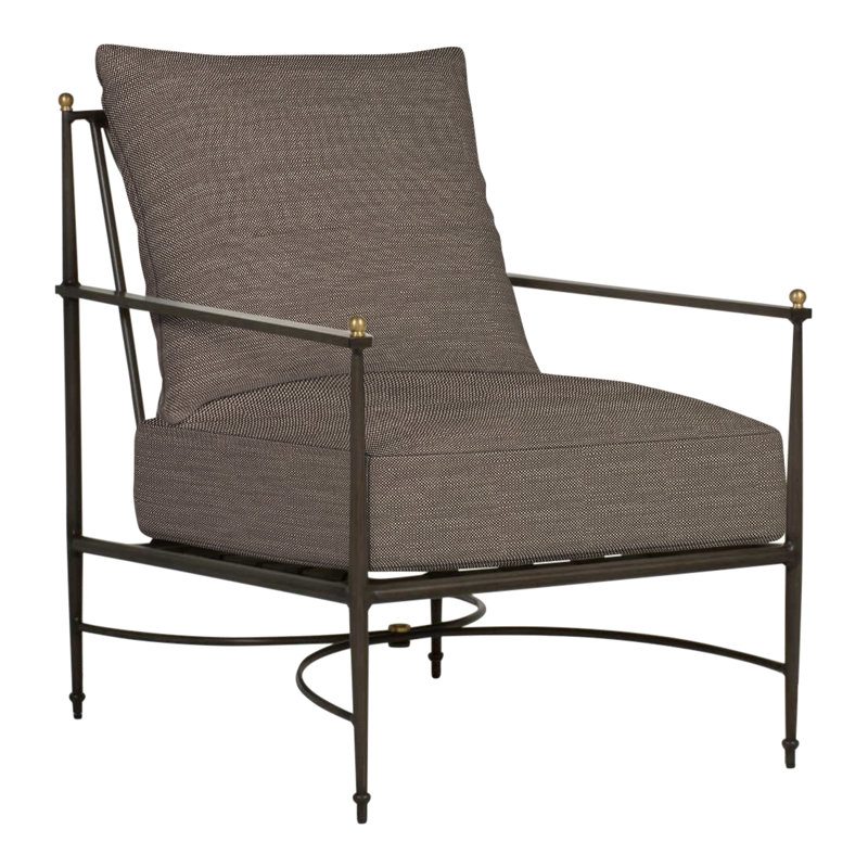 Chaise de patio avec coussins Roma, Pas de soudure, Perigold Ishi Chai