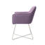 Bartly 123.19cm H Polyester Upholstered Metal Armchair-947164688-947164702