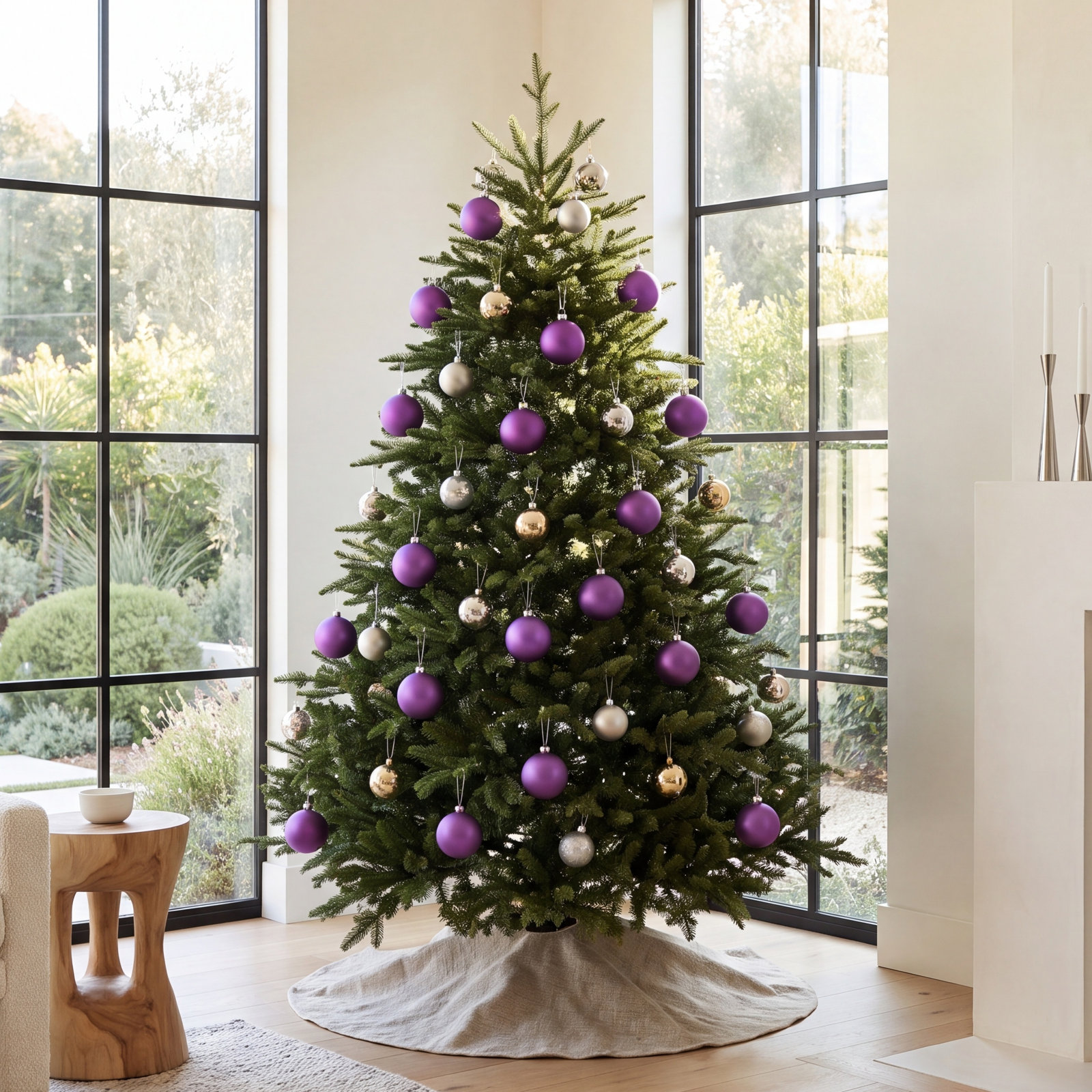 4" Shatterproof Bauble, Purple