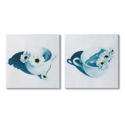 Ensemble de 2 reproductions d'art sur toile Stupell Industries