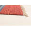 Tapis de couloir oriental en laine Kilim fabriqué à la main cuivre / vert / beige