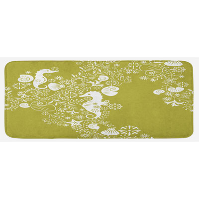 Coastal Synthetic Kitchen Mat