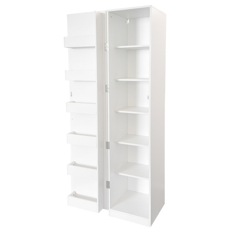 Armoire de rangement haute autoportante, White