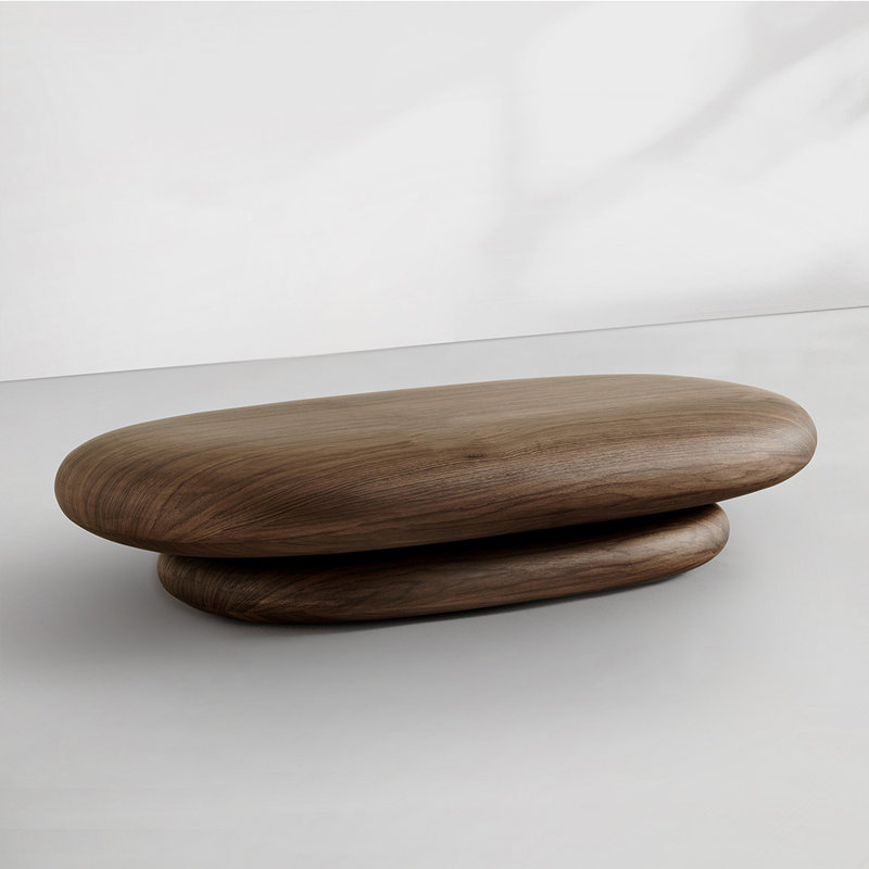 Modern style wooden coffee table