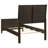 Ewurabena 51-inch Upholstered Twin Bed Dark Cocoa-1327083117