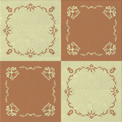 Tapis brun Ishika