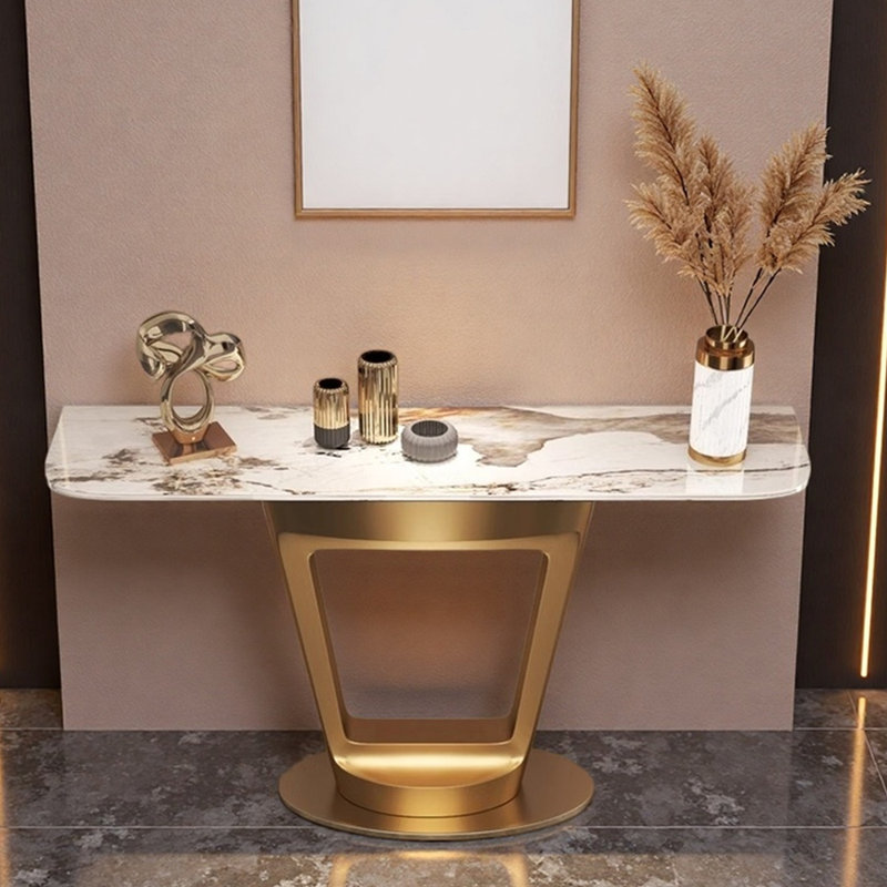Console de hall d'entrée italienne de luxe, H 33,5 po x l 59,1 po x P 13,8 po