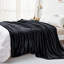 Reversible Faux Fur Mink Fleece Blanket Throw - Ultra Soft Plush Luxury Sofa & Bed Throw, Warm Light-299321590-299321577