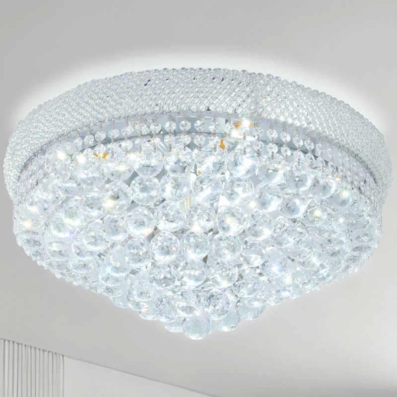 Plafonnier encastré de luxe en cristal 6 niveaux 23 "Kiyon