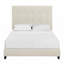 Lit plateforme capitonné et capitonné avec structure durable, mousse confortable et tissu adapté aux familles pour un sommeil réparateur-1118903827-1118903824