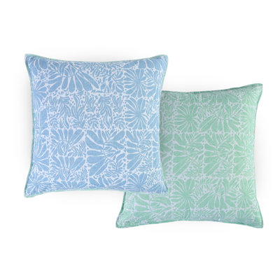 Southern Tide Eldora Euro Blue Sham