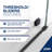 Kamaya XL 68-72'' W x 80'' H Single Sliding Frameless Shower Door with StarCast by EnduroShield-70171004
