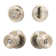 Bergen Round Entry Knobset with Modern Deadbolt