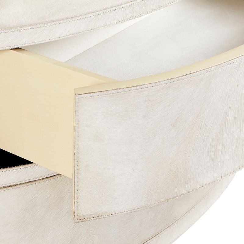 Julius End Table, White