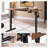 Electric Standing Desk, 48x24 Inches Adjustable Height Sit Stand Desk with 3 Preset Buttons, Dark Walnut Ergonomic Home Office Desk