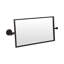 Miroir en métal rectangulaire