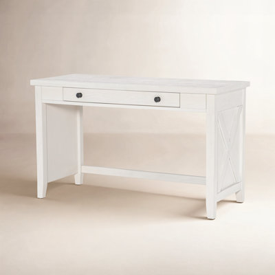 Harriett Flat Iron Desk with USB Ports