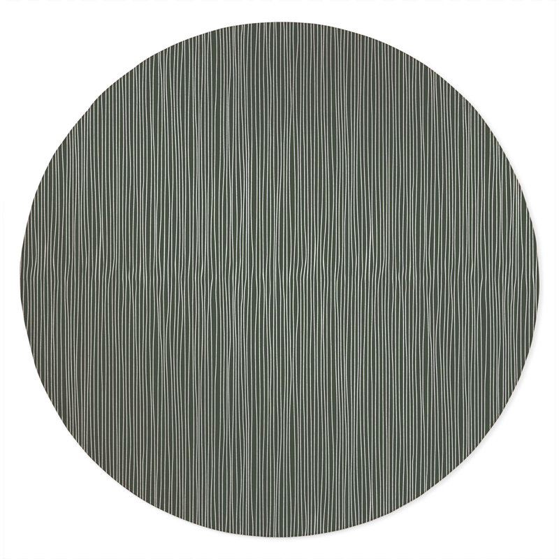 Eric Non-Slip Outdoor Rug, Round 5'