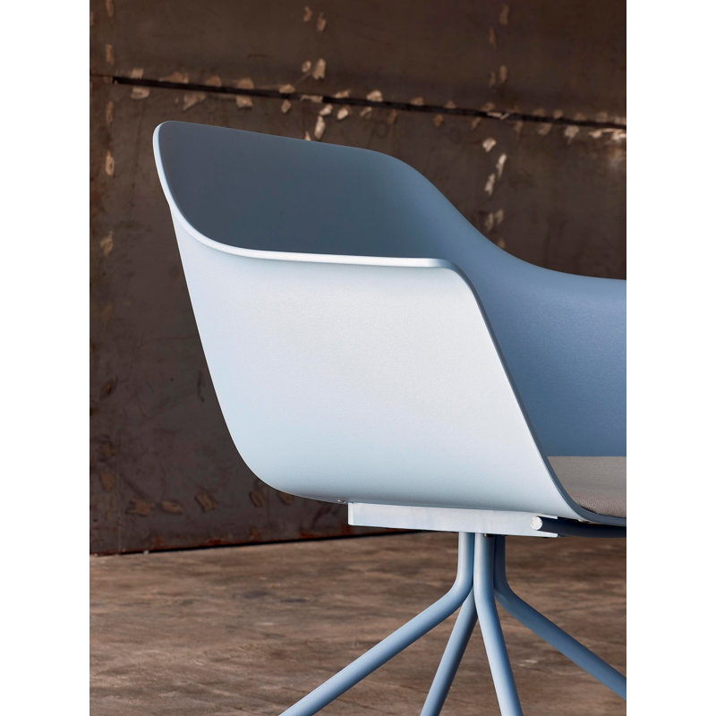 Shape Spider Outdoor Dining Armchair, White
