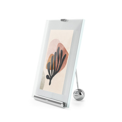 Flute 4" x 6" Picture Frame Minimalist Desk Frame for Photos
