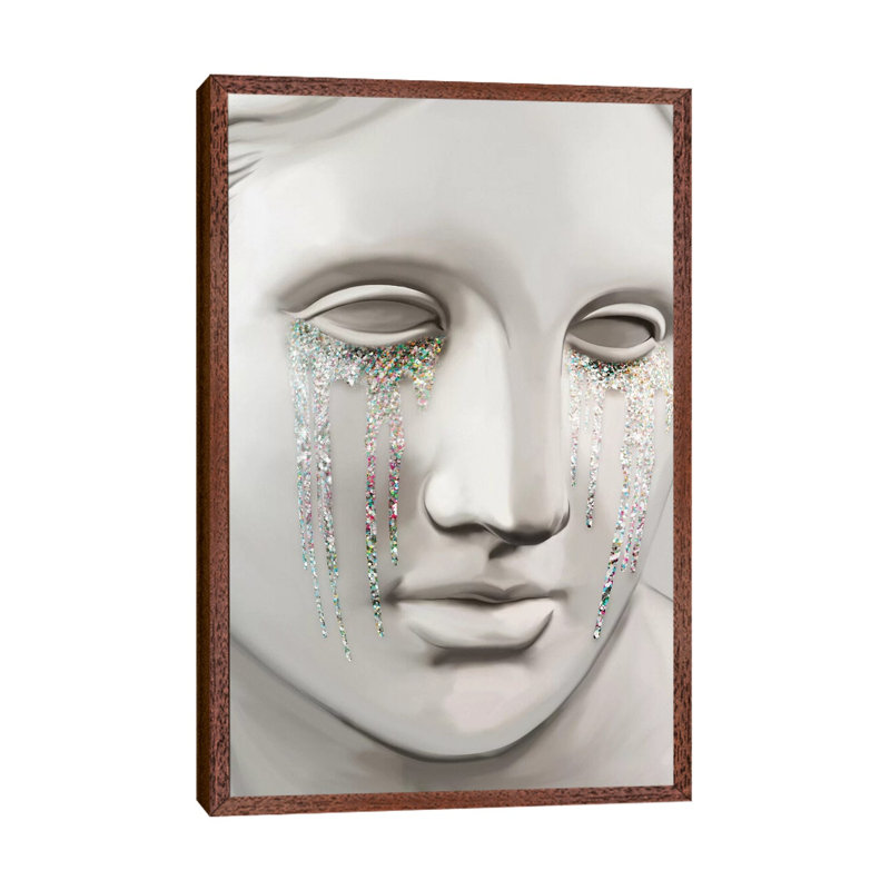 Aphrodite by Nettsch - Print on Canvas, Classic Brown Wood Framed, 101.6cm H x 66.04cm W x 3.81cm D