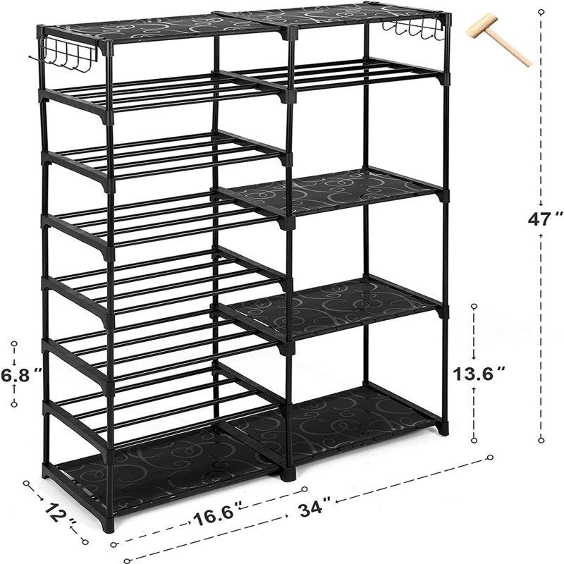 Barwen 30 Pair Shoe Rack