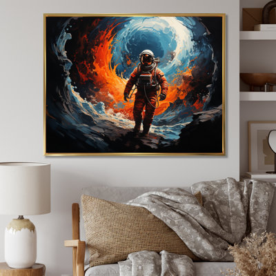«Space Astronaut Cosmic Dreams I», reproduction sur toile