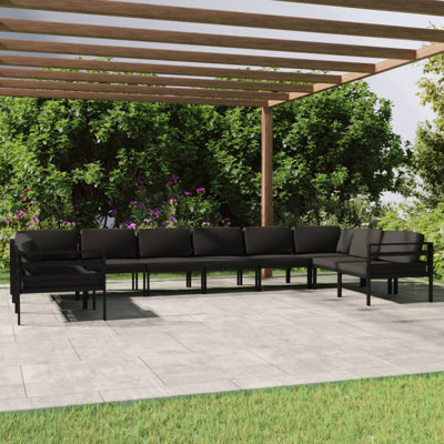 27.6'' Wide Patio Sectional Set with Cushions
