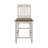 Set of 2 Slat Back Counter Height Chair