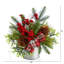 Arrangement de soie pommes de pin et baies