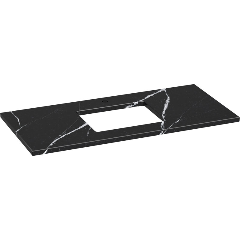 Comptoir de meuble-lavabo 49 po Silestone Quartz, Marquina éternelle