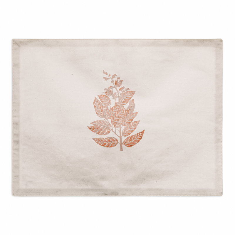 Polyester Floral Rectangle Placemat