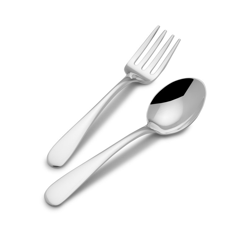 Ensemble de couverts pour bébé Mikasa en argent sterling 2 pièces