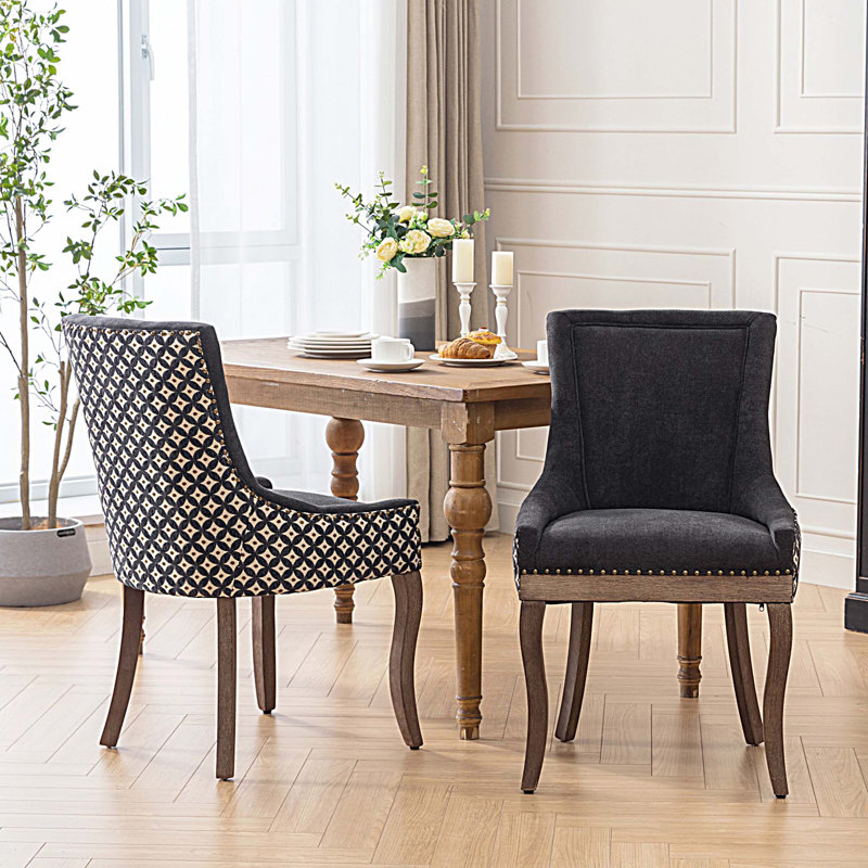 Ensemble de 2 chaises de salle à manger Ultra Side, Noir