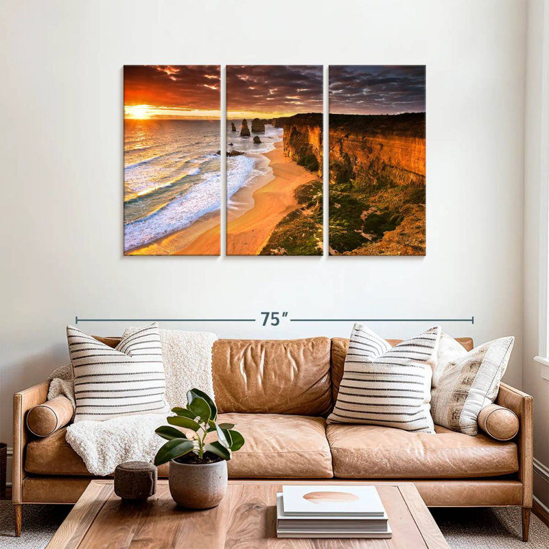 Gillard Twelve Apostles Cliffs, 36" H x 57" W