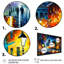 «Colorful Montreal City II», reproduction sur toile-86580932-86580931