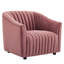 Modway Announce Performance Velvet Channel Tufted Armchair-947194921
