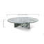 Table basse en marbre naturel poli bleu gris, table de salon, pierre naturelle, 35,4 H 9,8 pouces / 90 H 25 cm, marbre véritable, marbre véritable-131180833