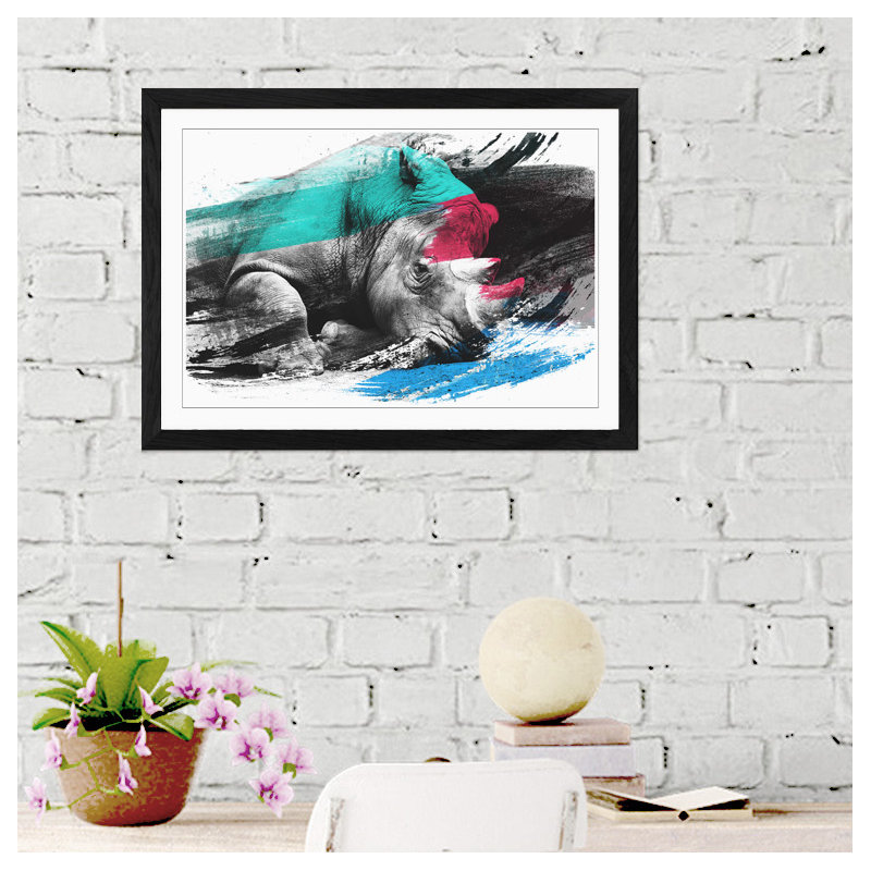 Single Picture Frame Print on Glass