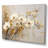 Minimalism Beige And Gold Orchids On Canvas Print-97040894-97040889