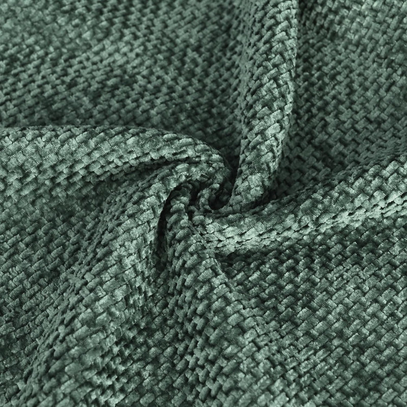 Housses de coussin décoratives vert foncé (18 x 18 pouces), ensemble de 2, convient au canapé et au lit