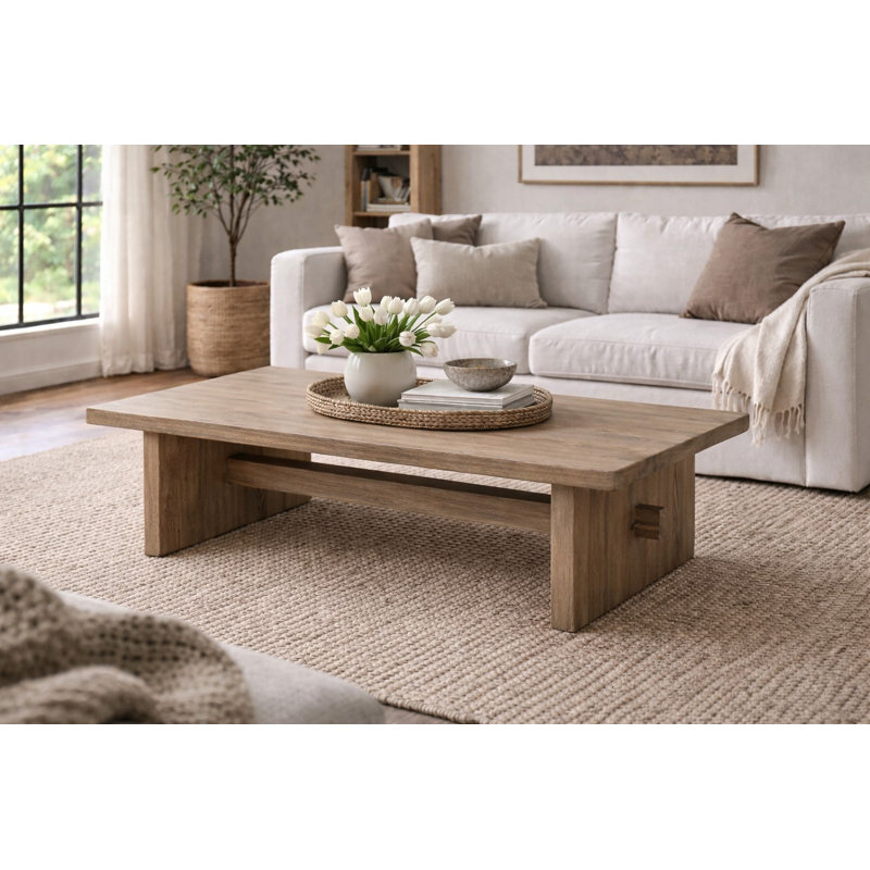 Approx.60 Inches Taranto Coffee Table Weathered Natural