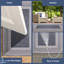 Tapis rayé bleu marine intérieur / extérieur Tukgahgo-867721894