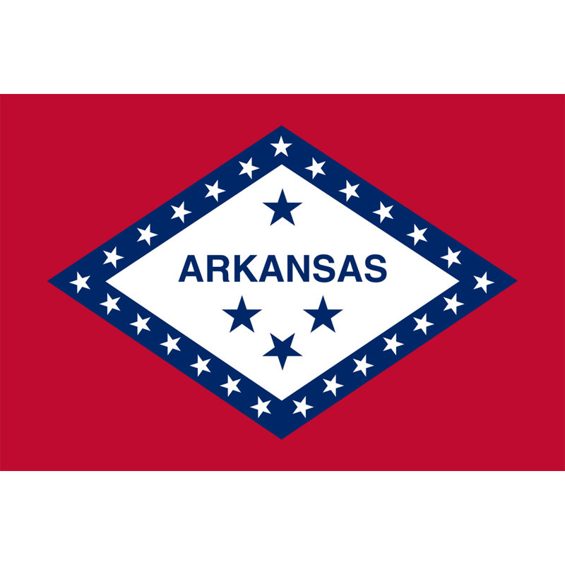 Arkansas State, H 16 po x l 24 po