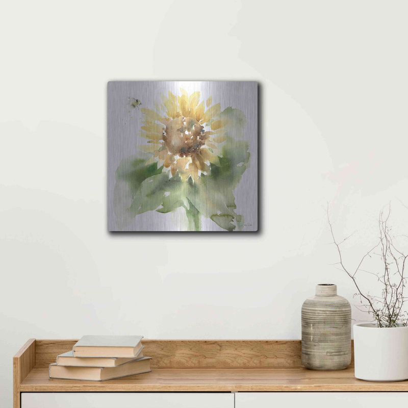 «Sunflower Meadow III» par Katrina Pete - reproduction de dessin non encadrée, H 12 po x l 12 po x P 0,13 po