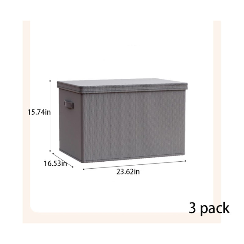 Latitude Run® Fabric Clothing Storage Box