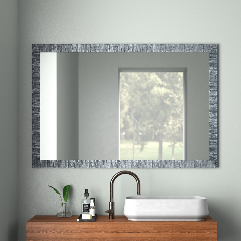 Thibault Wood Flat Mirror, 55.5" H x 37" W