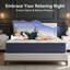 Matelas hybride en mousse viscoélastique de refroidissement moyenne 8 po Roseta-929512877